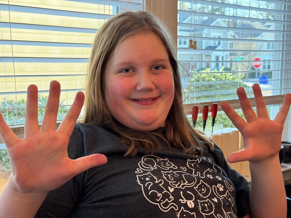 Nora is Ten
